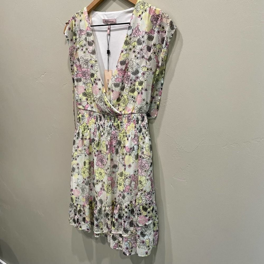 NWT BCBGeneration Color Storybook Floral Dress - Size: XS - Picture 7 of 12
